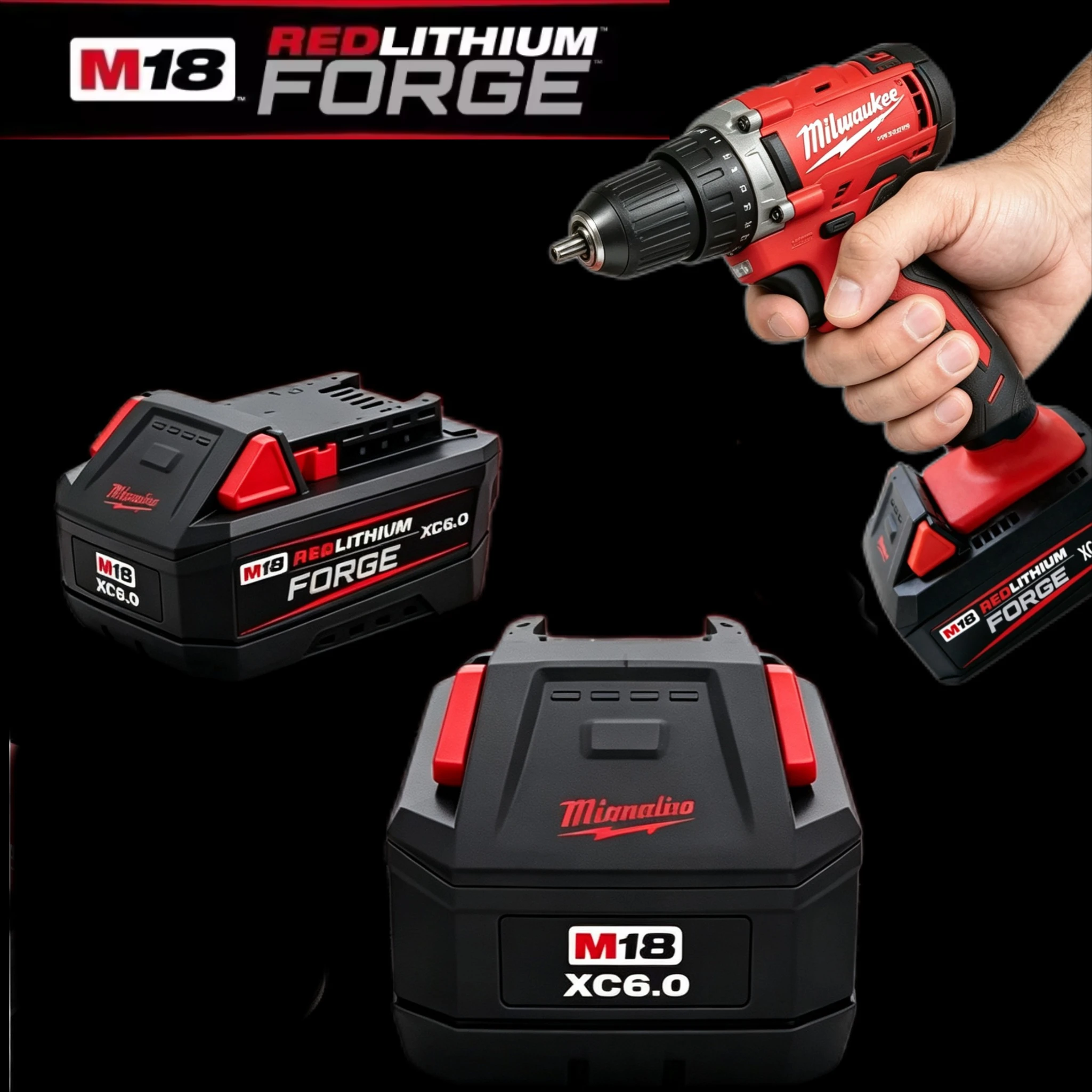 Manufactured By Milwaukee M18 Battery Technology, Lithium Ion XC Series Products 48-11-1861, M18 Series Cordless Power Tools
Manufactured By Milwaukee M18 Battery Technology, Lithium Ion XC Series Products 48-11-1861, M18 Series Cordless Power Tools