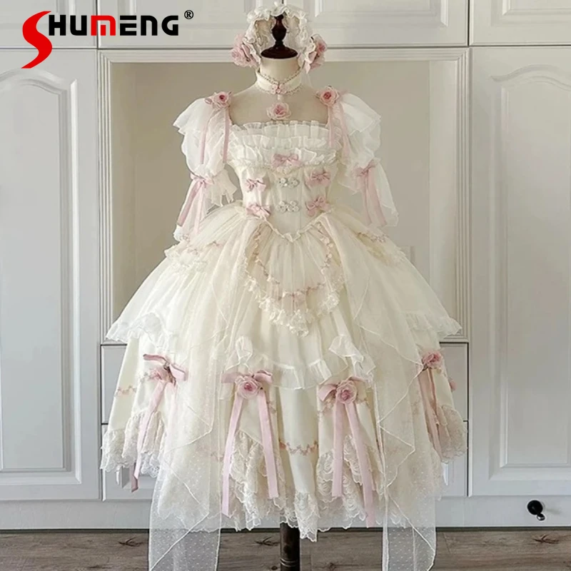 Women's Summer Mist And Veil Lolita Princess Dress Short Evening Gown Wedding Gorgeous Graduation Birthday Party Adult Dresses
Women's Summer Mist And Veil Lolita Princess Dress Short Evening Gown Wedding Gorgeous Graduation Birthday Party Adult Dresses