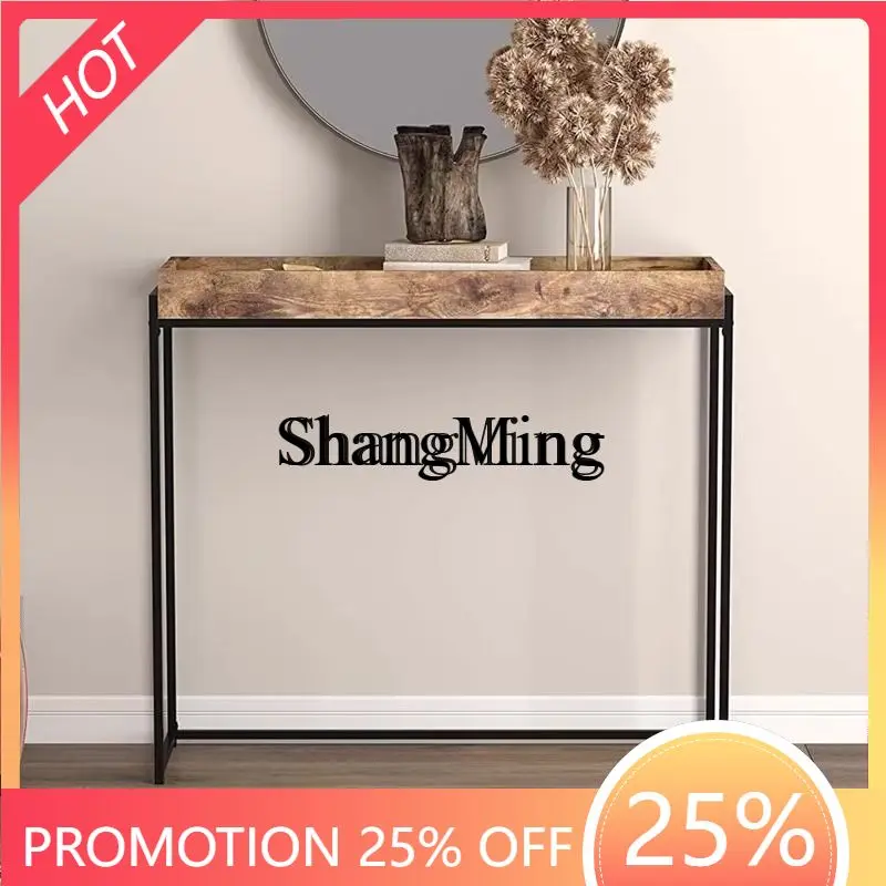 FG solid wood entrance table, living room, kitchen, dining side table, simple side few narrow shelves, storage cabinet
FG solid wood entrance table, living room, kitchen, dining side table, simple side few narrow shelves, storage cabinet