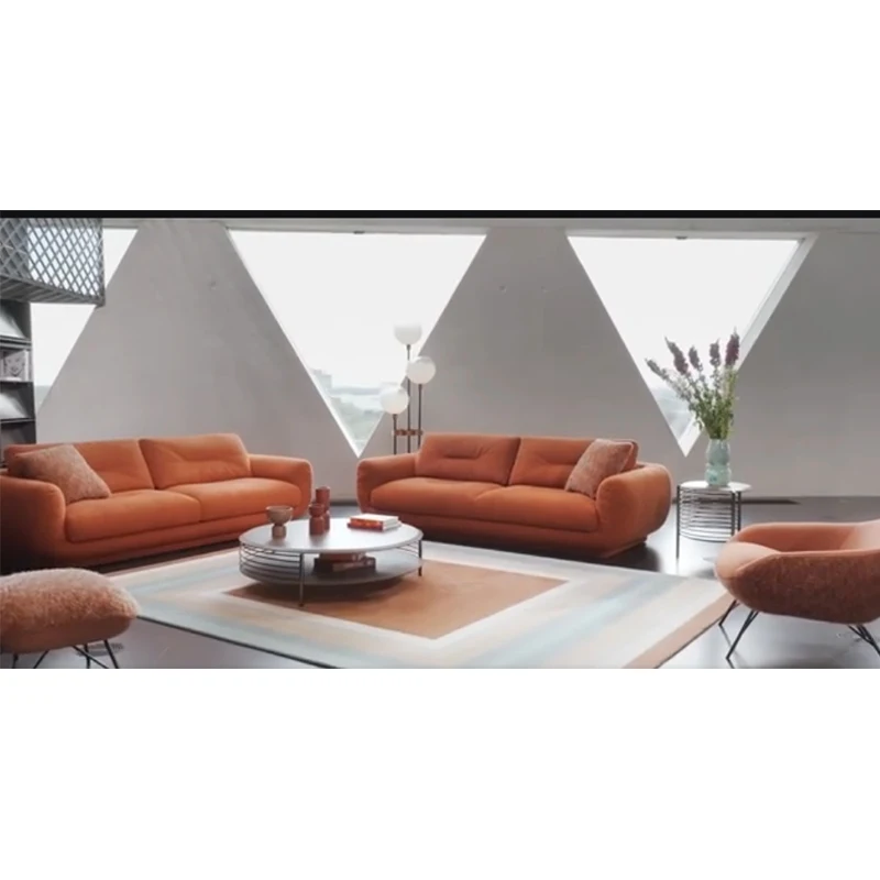 # Italian Sample Style Pet Friendly Sleeper Sofa Orange Linen Couch Soft Living Room Sofa for Sitting Room
# Italian Sample Style Pet Friendly Sleeper Sofa Orange Linen Couch Soft Living Room Sofa for Sitting Room