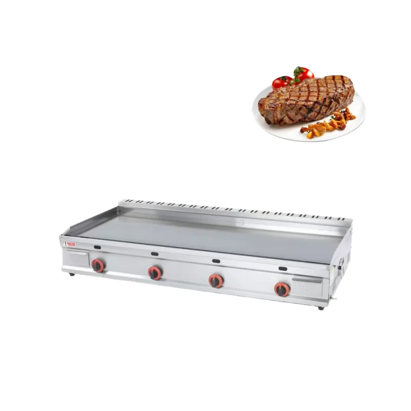 Популярная коммерческая газовая плита-гриль с плоской поверхностью 120 см для выпечки, сверхмощная
Популярная коммерческая газовая плита-гриль с плоской поверхностью 120 см для выпечки, сверхмощная