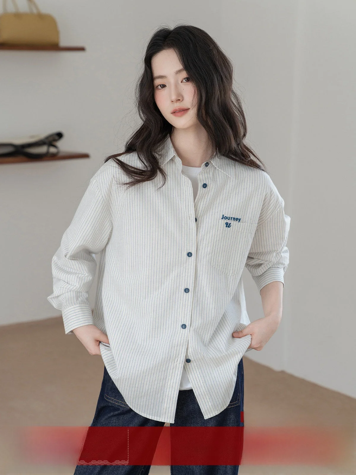 MoZao White Letter Embroidery Collar Long Sve irt Women Loose Slimming Sli Top Korean Sle Cotton Commute Wind
MoZao White Letter Embroidery Collar Long Sve irt Women Loose Slimming Sli Top Korean Sle Cotton Commute Wind