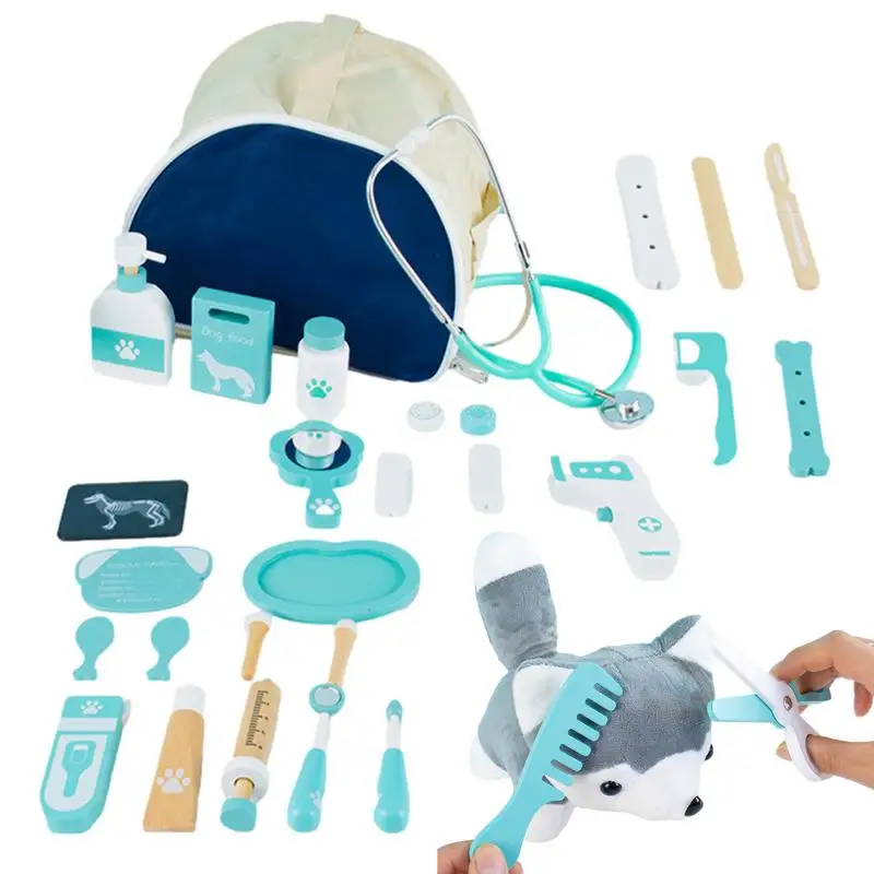 Doctor Kit for Children Role Play Veterinary Toy Pet Care Play Set Doctor Kit Realistic Doctor Pretend Play Tools Birthday Gift
Doctor Kit for Children Role Play Veterinary Toy Pet Care Play Set Doctor Kit Realistic Doctor Pretend Play Tools Birthday Gift