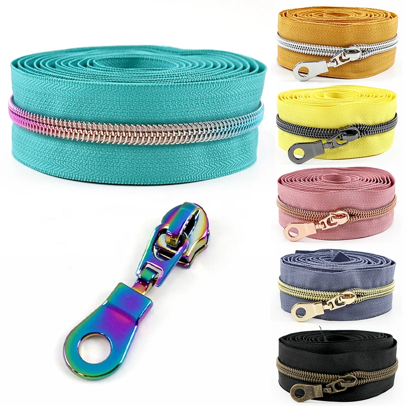 10/20/30M 5# Bag Nylon Zippers Tape with Slider Cloth Coil Zipper for Jacket Coat Closure Zips Repair Kit DIY Sewing Accessories
10/20/30M 5# Bag Nylon Zippers Tape with Slider Cloth Coil Zipper for Jacket Coat Closure Zips Repair Kit DIY Sewing Accessories