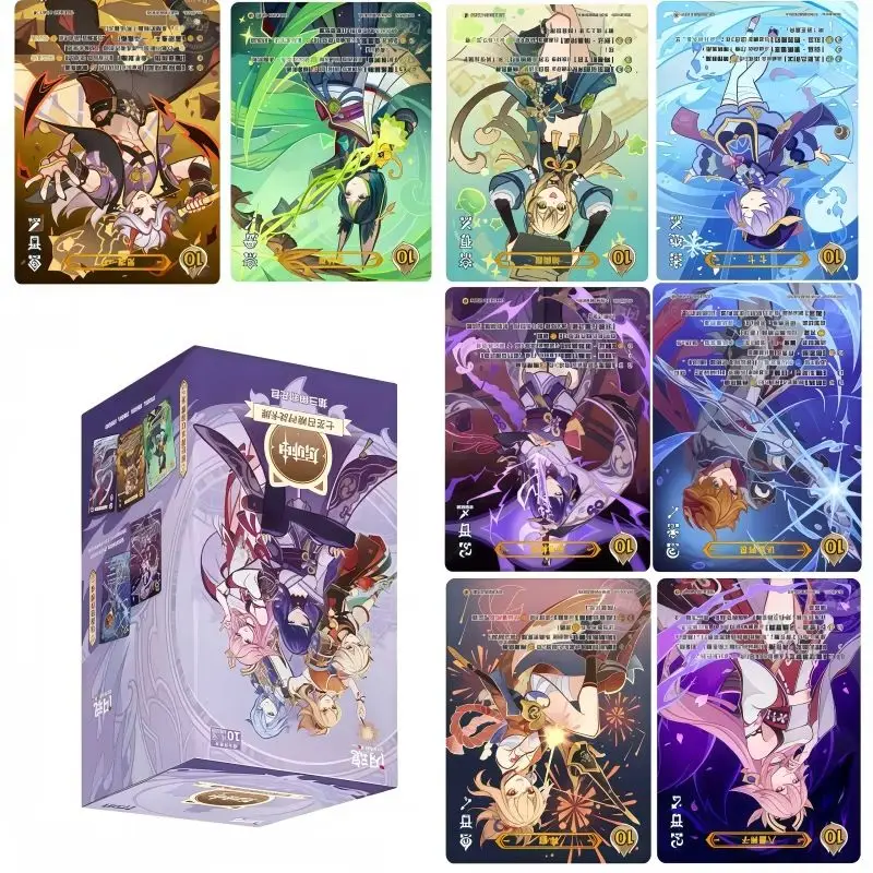 Genshin Impact Seven Saints Summon Battle Cards Game Character Rare Collection Single Card Phase 3 Pre-assembled Packs
Genshin Impact Seven Saints Summon Battle Cards Game Character Rare Collection Single Card Phase 3 Pre-assembled Packs