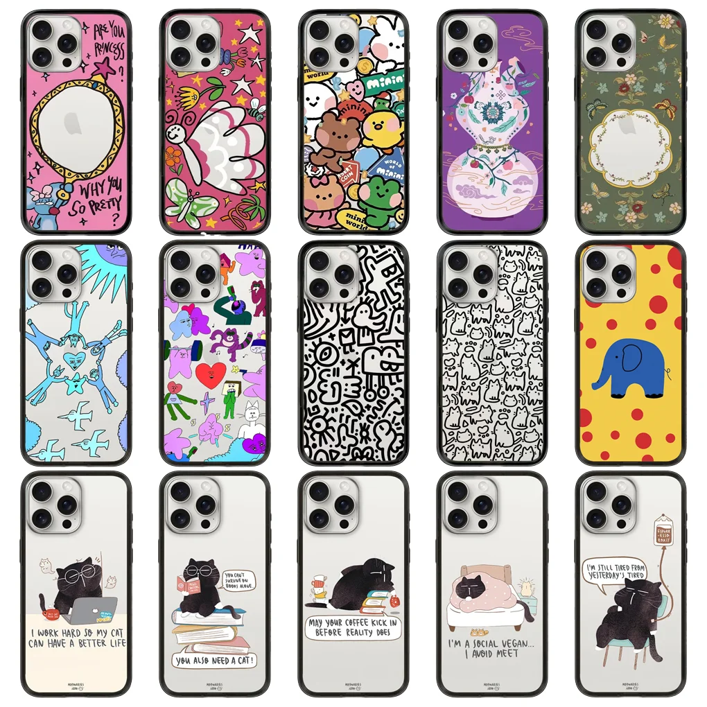Cartoon Black Cat New Type Acrylic Border Letters IPhone 14 Pro 15 Pro 16 Pro Max Case - Protective IPhone Case
Cartoon Black Cat New Type Acrylic Border Letters IPhone 14 Pro 15 Pro 16 Pro Max Case - Protective IPhone Case