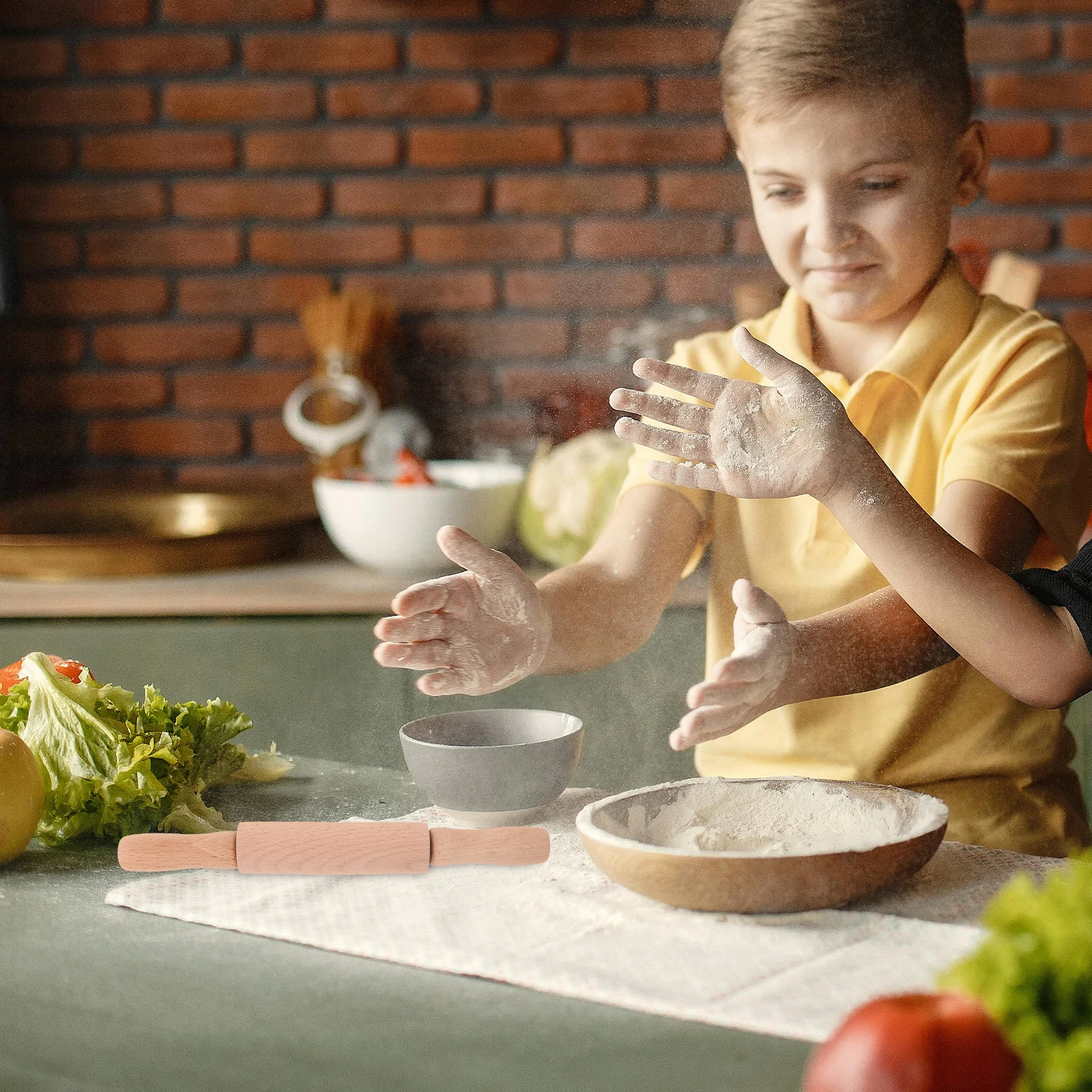 23Cm Mini Rolling Pin Wooden For Baking Pastry Craft Roller Kitchen Activity Tool Comfortable Handle Holiday
23Cm Mini Rolling Pin Wooden For Baking Pastry Craft Roller Kitchen Activity Tool Comfortable Handle Holiday