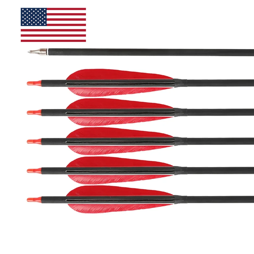 12pcs Archery Carbon Arrow 35 Inch Spine 500 Mixed Carbon Arrow Shaft 100 Grain Tips Turkey Feather Recurve Bow Hunting Shooting
12pcs Archery Carbon Arrow 35 Inch Spine 500 Mixed Carbon Arrow Shaft 100 Grain Tips Turkey Feather Recurve Bow Hunting Shooting