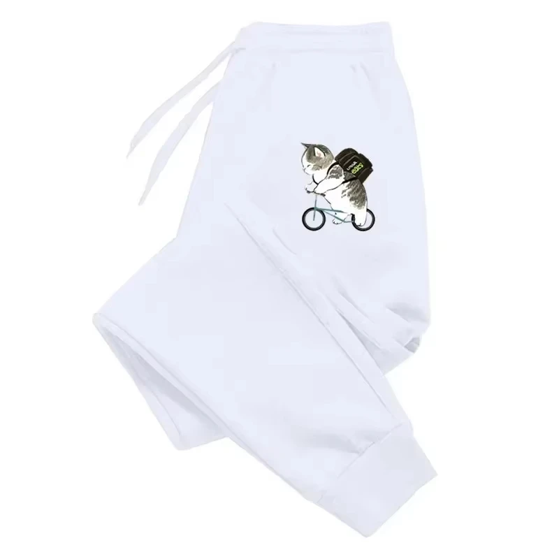Мужские брюки, осенняя одежда с изображением кота, брюки, модные повседневные брюки на шнурке, спортивные штаны для бега, спортивные штаны в стиле Харадзюку
Мужские брюки, осенняя одежда с изображением кота, брюки, модные повседневные брюки на шнурке, спортивные штаны для бега, спортивные штаны в стиле Харадзюку
