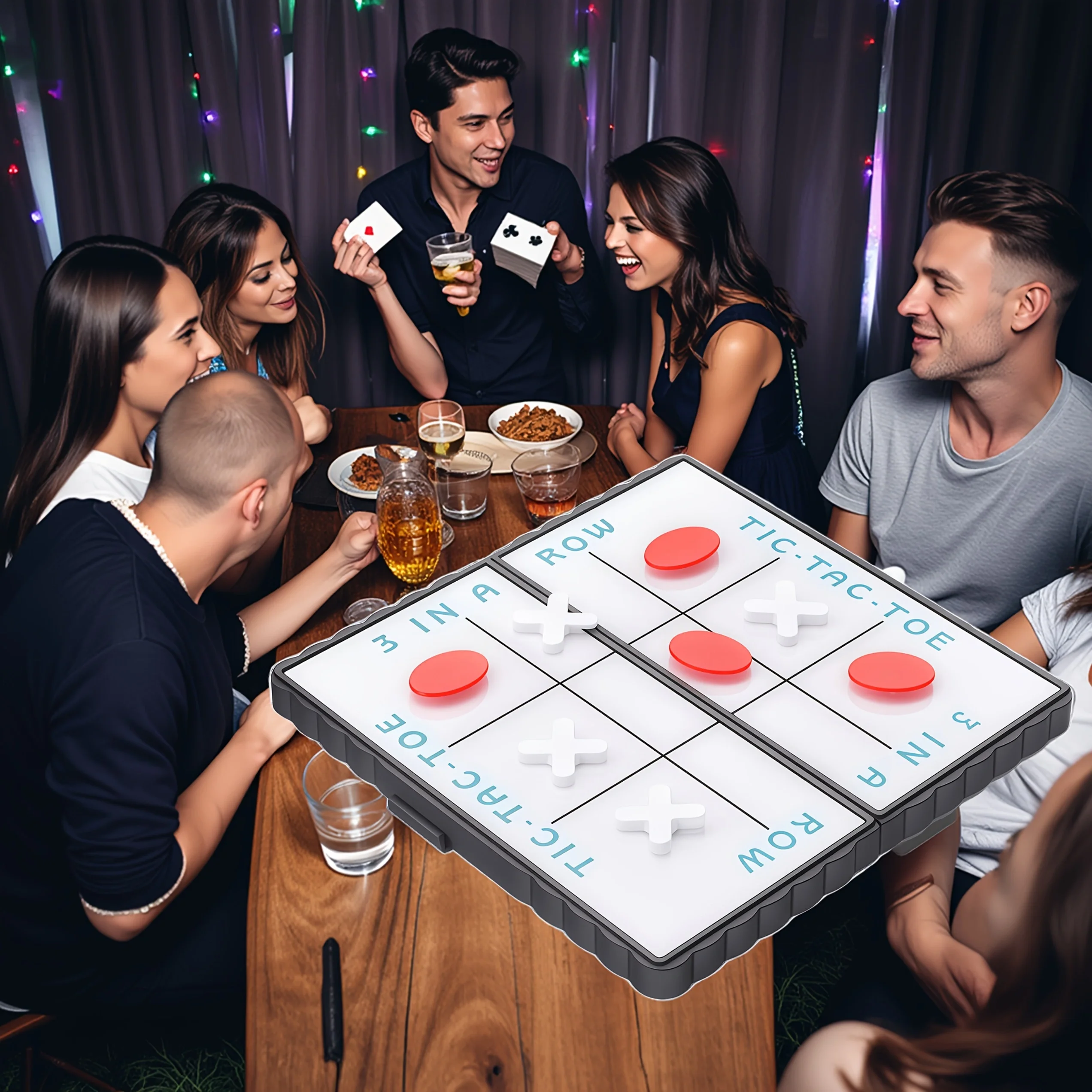 Portable Foldable Tic-Tac-Toe Game Set for Family Camping Team Building Party 2 Player Travel Game Interactive Board Game Suitab
Portable Foldable Tic-Tac-Toe Game Set for Family Camping Team Building Party 2 Player Travel Game Interactive Board Game Suitab