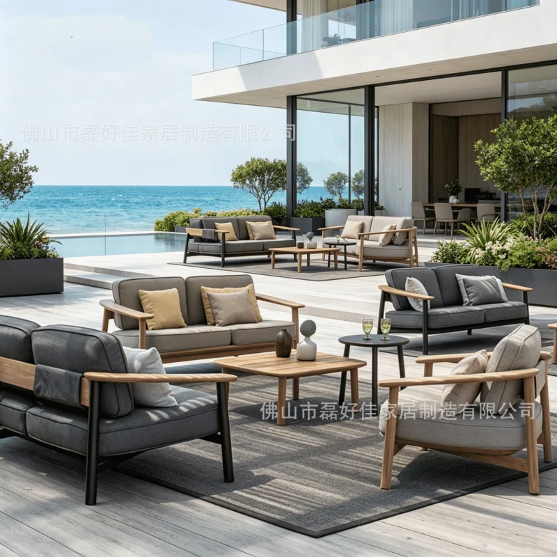 Customized Teak Set Courtyard,, Terrace, Garden Furniture, Homestay Outdoor Solid Wood Sofa Combination
Customized Teak Set Courtyard,, Terrace, Garden Furniture, Homestay Outdoor Solid Wood Sofa Combination