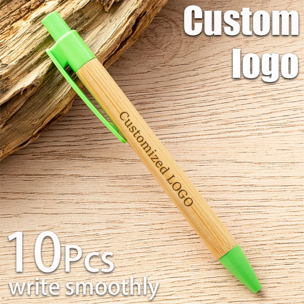 10-150pcs Bamboo Ballpoint Pens Wholesale Custom Logo Advertising Pen School Student Writing Stationery Supplies Signature Pens
10-150pcs Bamboo Ballpoint Pens Wholesale Custom Logo Advertising Pen School Student Writing Stationery Supplies Signature Pens