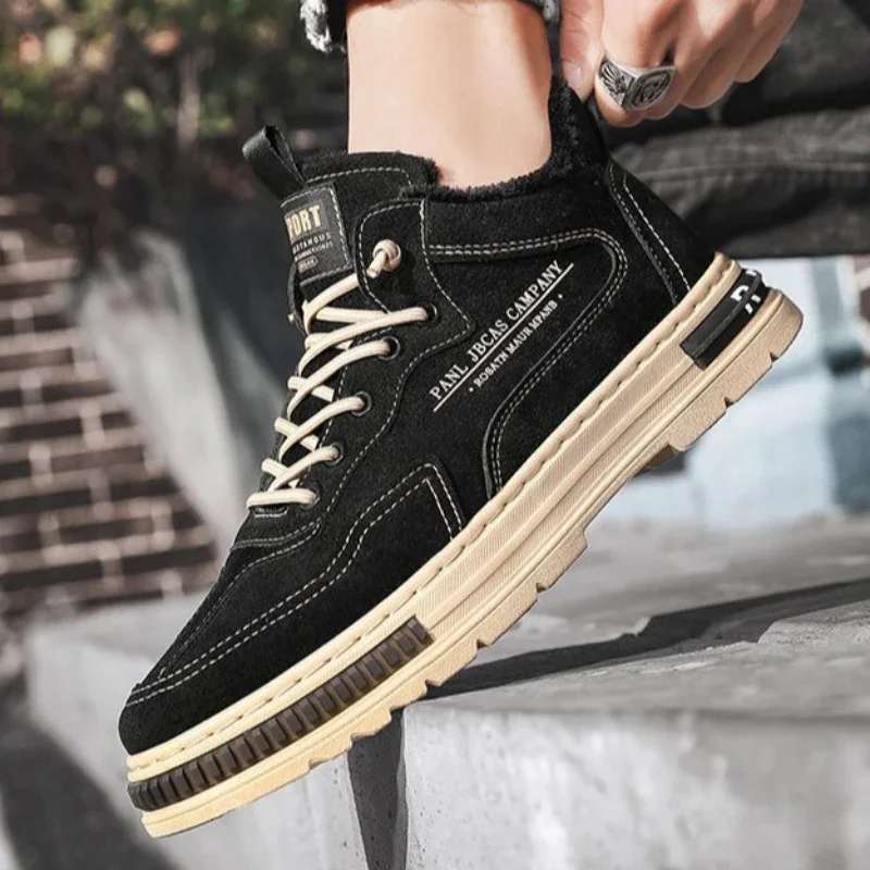 Casual Snow Sneaker Boots for Men Platform Fleece Luxury Comfortable Outdoor Hiking Fashion Footwear Work Winter Sport Shoes Man
Casual Snow Sneaker Boots for Men Platform Fleece Luxury Comfortable Outdoor Hiking Fashion Footwear Work Winter Sport Shoes Man