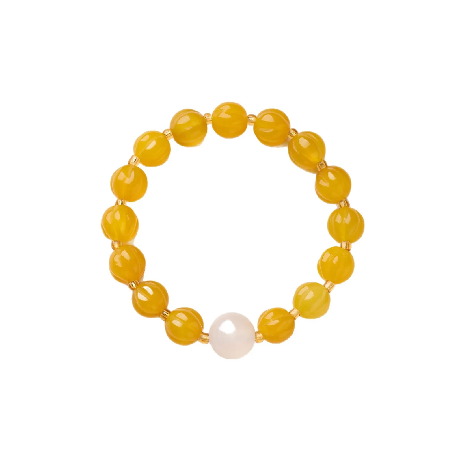 Natural Yellow Agate Bracelet for Women Pumpkin Bead Agate Bracelet for Bestie Gifts
Natural Yellow Agate Bracelet for Women Pumpkin Bead Agate Bracelet for Bestie Gifts