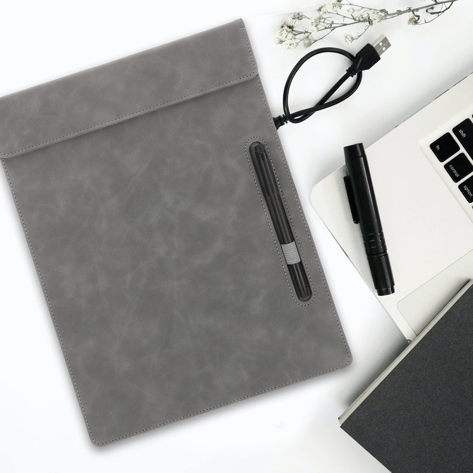 Conference Writing Board Grey Business Portfolio Notebook Portable Clipboard Folder Office File Binder Documents
Conference Writing Board Grey Business Portfolio Notebook Portable Clipboard Folder Office File Binder Documents