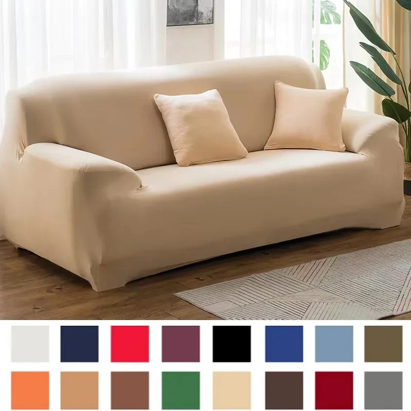 1PC Solid Color Elastic Sofa Covers for Living Room Spandex Sectional Corner Sofa Slipcovers Couch Chair Cover Funda De Sofá
1PC Solid Color Elastic Sofa Covers for Living Room Spandex Sectional Corner Sofa Slipcovers Couch Chair Cover Funda De Sofá