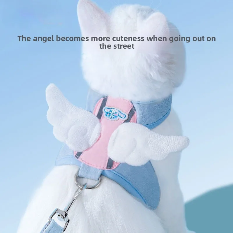 Angel Wings Cat Strap Vest Style Traction Anti Break Chest Strap Cute Cartoon Dog and Cat Vest
Angel Wings Cat Strap Vest Style Traction Anti Break Chest Strap Cute Cartoon Dog and Cat Vest