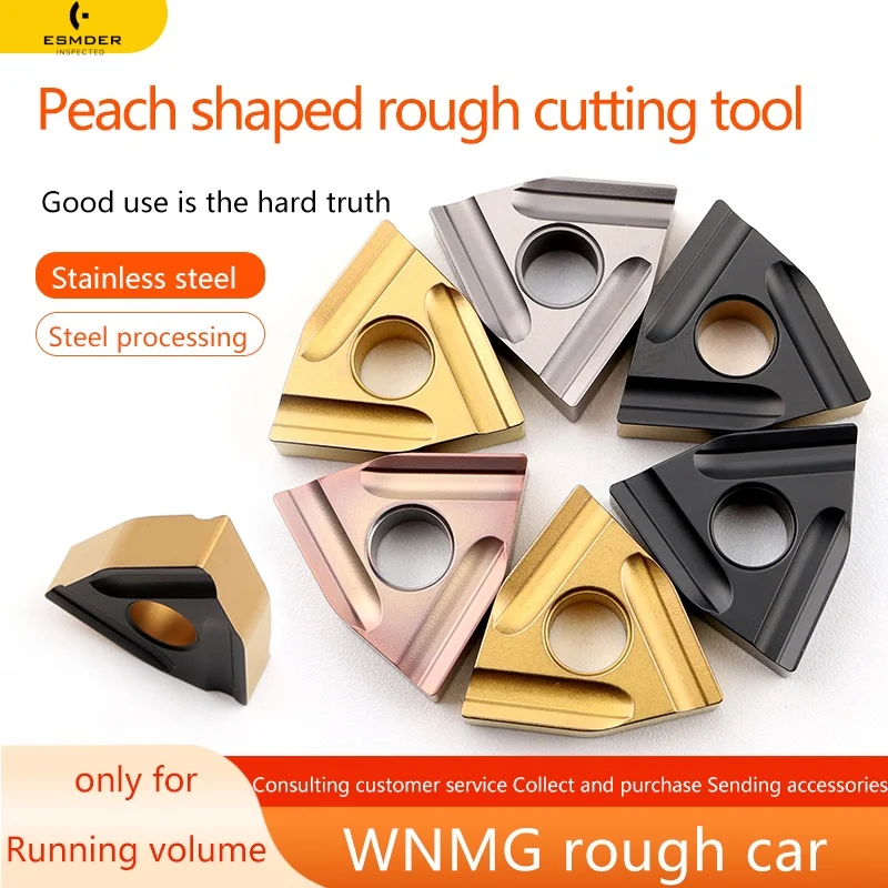 WNMG080408 080404 L-S R-S EC3000 EM9130 EP9125 EP9135 ES200 External Turning Tools Carbide insert Blade CNC Lathe For Steel
WNMG080408 080404 L-S R-S EC3000 EM9130 EP9125 EP9135 ES200 External Turning Tools Carbide insert Blade CNC Lathe For Steel