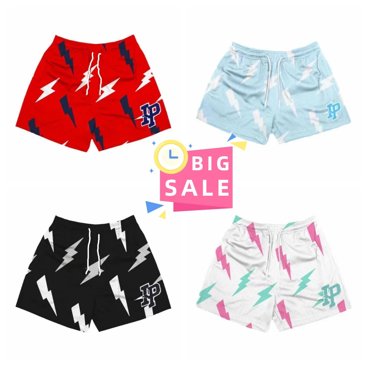 Lightning American Trendy Basketball Sports Shorts Basketball Casual Fitness Training Breathable Quick Drying Moto 2025 New
Lightning American Trendy Basketball Sports Shorts Basketball Casual Fitness Training Breathable Quick Drying Moto 2025 New