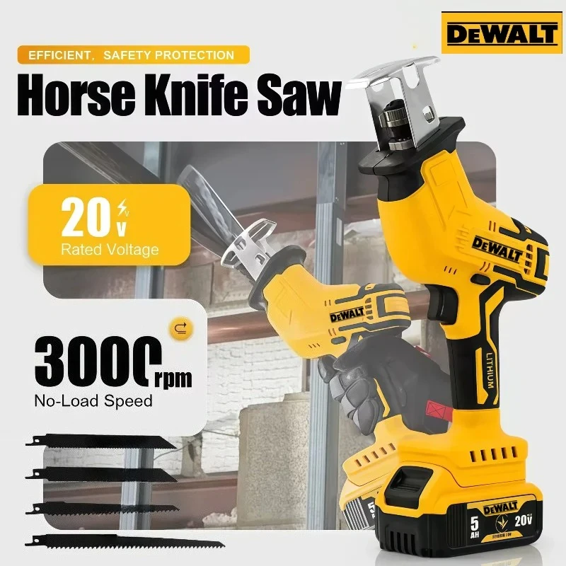 Dewalt 2800RPM Brushless Reciprocating Electric Saw Multifunctional Metal Wood Pipe Cutting Saw Power Tool For Dewalt Battery
Dewalt 2800RPM Brushless Reciprocating Electric Saw Multifunctional Metal Wood Pipe Cutting Saw Power Tool For Dewalt Battery