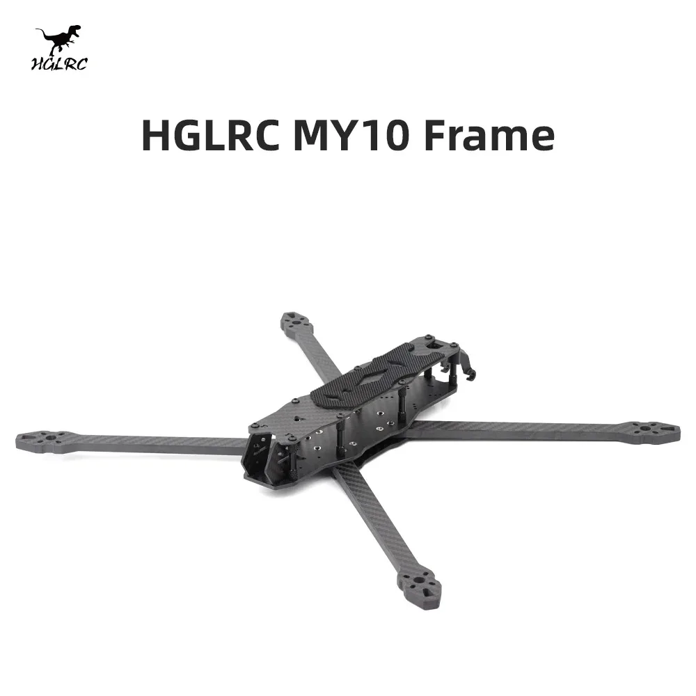 HGLRC MY10 10inch Frame 415mm Wheelbase with 7mm Arm Thickness for RC Freestyle Racing Drone
HGLRC MY10 10inch Frame 415mm Wheelbase with 7mm Arm Thickness for RC Freestyle Racing Drone