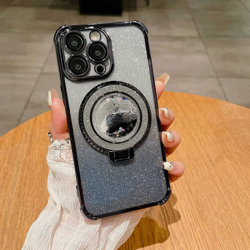 Glitter With Lighting Ring Case For iPhone 15 14 Plus 13 Pro Max 12 11 Max Luxury Fashion Bracket Shock Proof Mobile Phone Case
Glitter With Lighting Ring Case For iPhone 15 14 Plus 13 Pro Max 12 11 Max Luxury Fashion Bracket Shock Proof Mobile Phone Case
