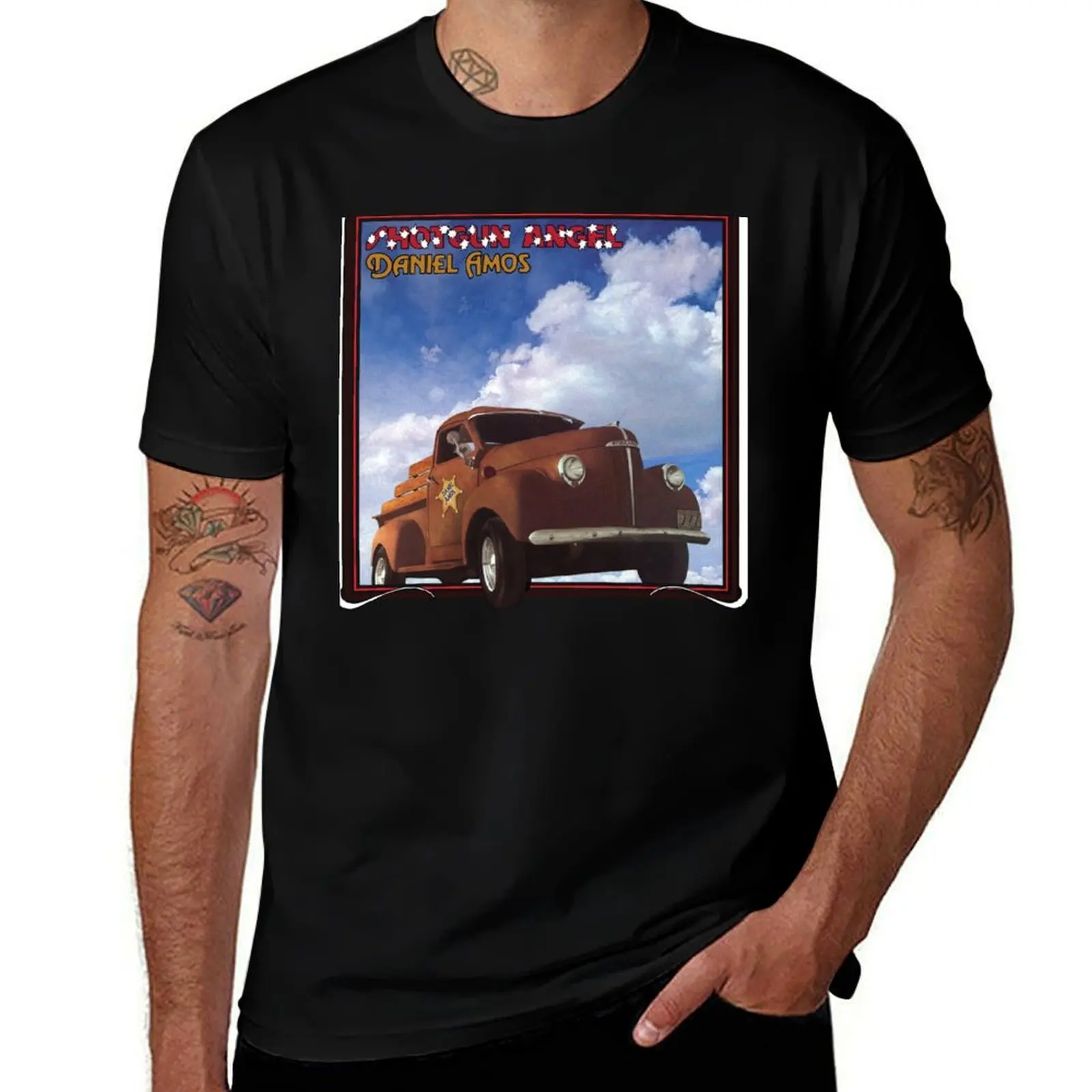 Daniel Amos - Shotgun Angel T-Shirt Festival Short Sleeve T-Shirt
Daniel Amos - Shotgun Angel T-Shirt Festival Short Sleeve T-Shirt
