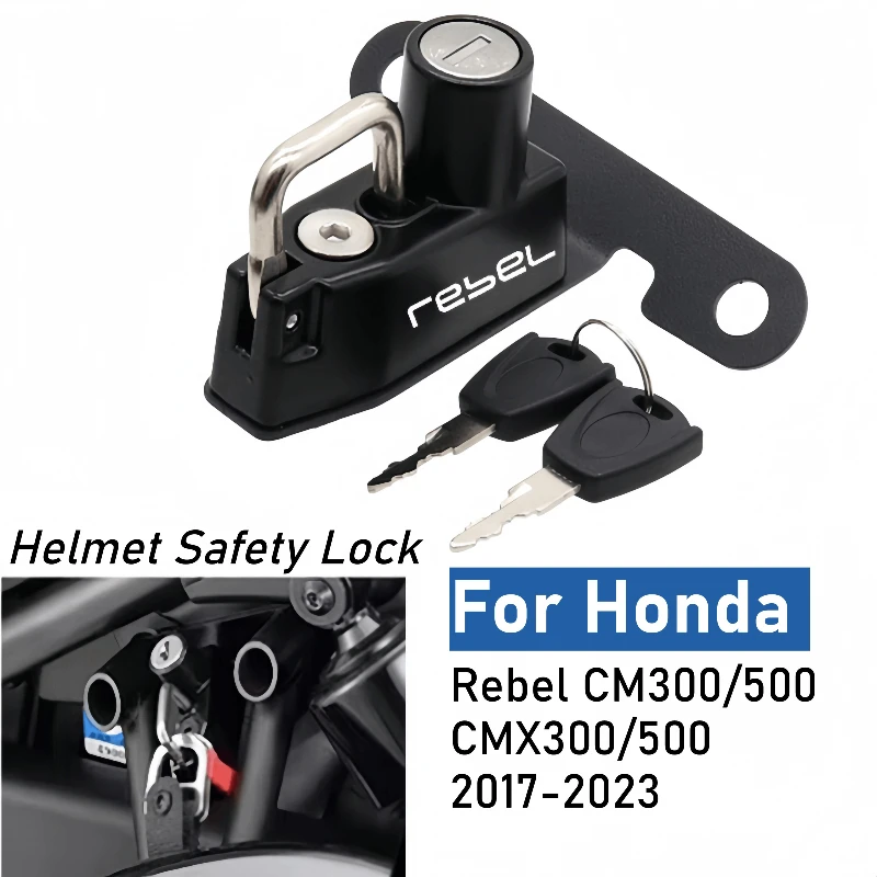 Helmet Safety Lock For Honda Rebel CM300 CM500 CMX300/500 2017-2023 Motorcycle Non-Destructive Installation Anti-Theft Lock
Helmet Safety Lock For Honda Rebel CM300 CM500 CMX300/500 2017-2023 Motorcycle Non-Destructive Installation Anti-Theft Lock