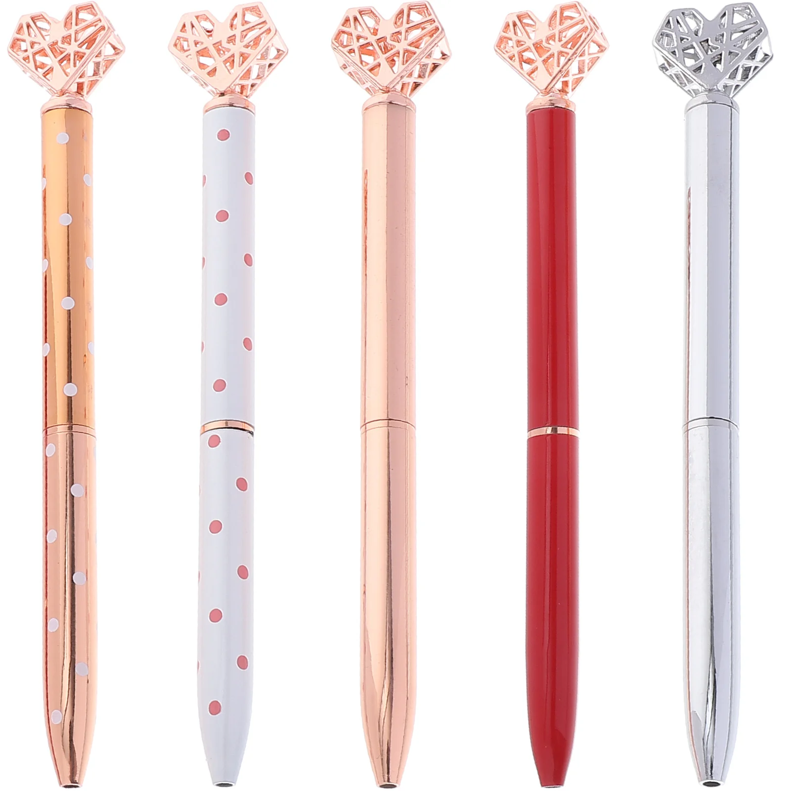 5pcs Heart Ballpoint Pens Pen Writing Stationery Smooth Ballpoint Pens Ink School Supplies
5pcs Heart Ballpoint Pens Pen Writing Stationery Smooth Ballpoint Pens Ink School Supplies