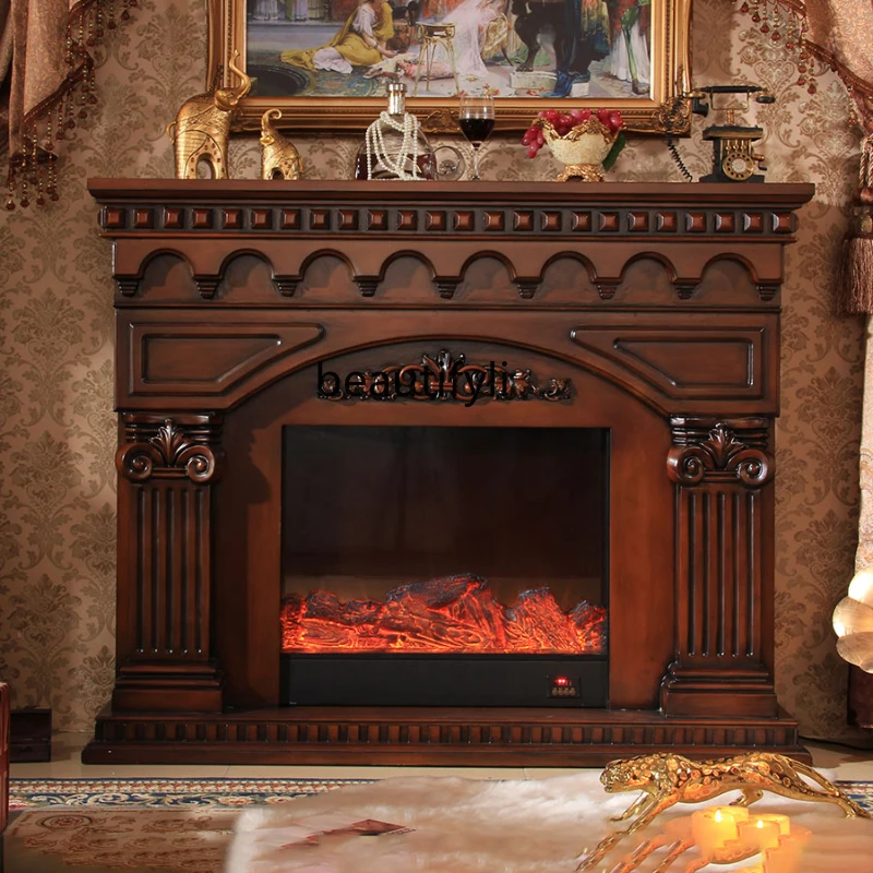 American Dark Fireplace Curio Cabinet European Simulation Electronic Heating Household Electric Fireplace European Custom
American Dark Fireplace Curio Cabinet European Simulation Electronic Heating Household Electric Fireplace European Custom