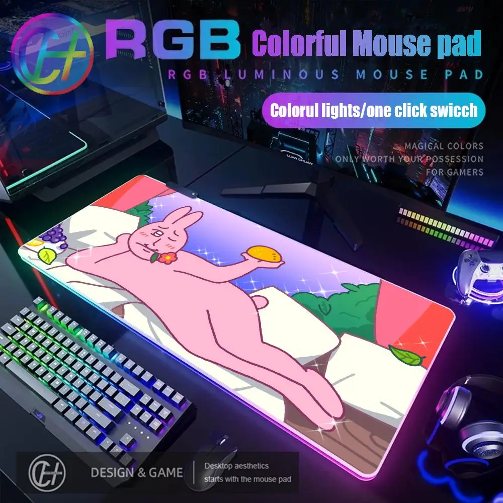 Cartoon My F-Friend Pink Rabbit RGB Mouse Pad Big Keyboard Desk Computer PC Mat Notbook Pad
Cartoon My F-Friend Pink Rabbit RGB Mouse Pad Big Keyboard Desk Computer PC Mat Notbook Pad