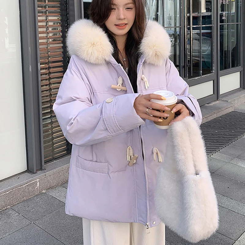 2025 Новая мода темпераментный теплый меховой воротник с капюшоном паркер женское стеганое хлопковое пальто зимнее свободное повседневное женское хлопковое пальто H780
2025 Новая мода темпераментный теплый меховой воротник с капюшоном паркер женское стеганое хлопковое пальто зимнее свободное повседневное женское хлопковое пальто H780