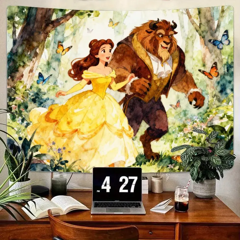 1 шт. гобелен Disney Beauty & The Beast Belle, акварельный настенный художественный декор в стиле фэнтези для спальни, волшебный подарок для фанатов.
1 шт. гобелен Disney Beauty & The Beast Belle, акварельный настенный художественный декор в стиле фэнтези для спальни, волшебный подарок для фанатов.