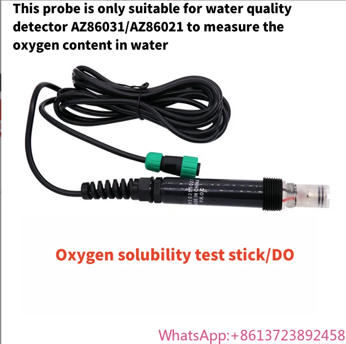 AZ86031/86021/8403 PH conductivity measurement of dissolved oxygen measuring stick, PH electrode probe/DO/TDS measuring
AZ86031/86021/8403 PH conductivity measurement of dissolved oxygen measuring stick, PH electrode probe/DO/TDS measuring