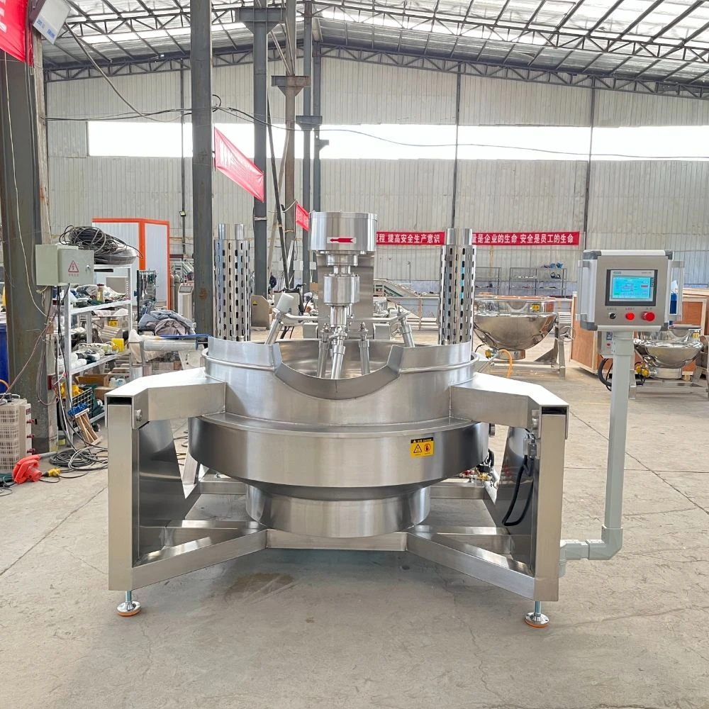 850L Gas Steam Electric Heating Multi Claw Automatic Planetary Cooking Machine Jacket Pot with Mixer
850L Gas Steam Electric Heating Multi Claw Automatic Planetary Cooking Machine Jacket Pot with Mixer