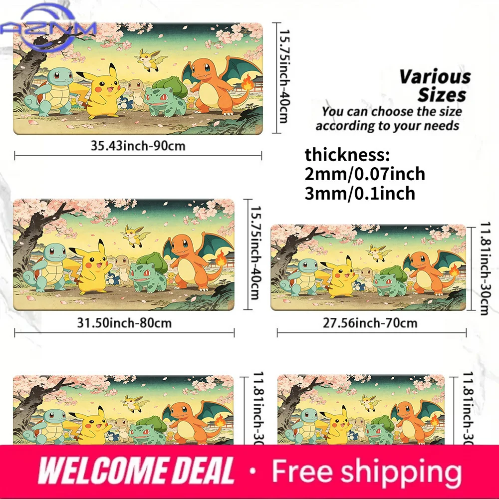 Pokemon Starters Cherry Blossom Ukiyo-e Gaming Desk Mat Non-Slip Washable Mouse Pad
Pokemon Starters Cherry Blossom Ukiyo-e Gaming Desk Mat Non-Slip Washable Mouse Pad