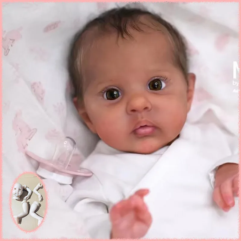 17inch New Popular Unfinished Unpainted Mikki Reborn Baby Doll Kit Fresh color with Cloth Body DIY Doll Parts for Artists Only
17inch New Popular Unfinished Unpainted Mikki Reborn Baby Doll Kit Fresh color with Cloth Body DIY Doll Parts for Artists Only