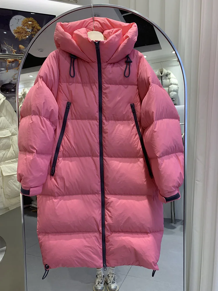 Long Puffer Coats for Women Hooded Jacket Color Blocking Fashion Down Commute Casual Loose Parka Thickened Warm Coats
Long Puffer Coats for Women Hooded Jacket Color Blocking Fashion Down Commute Casual Loose Parka Thickened Warm Coats