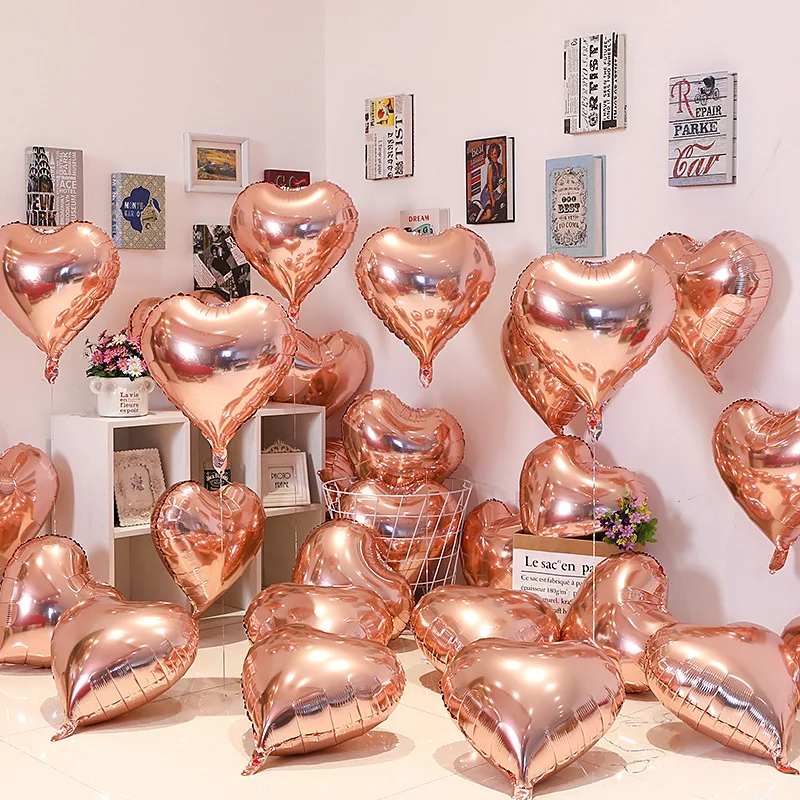 100Pcs Crimson Silk Rose Petals Romantic Floral Decoration Love Aluminum Heart Balloon Valentine's Day Wedding Party Decoration
100Pcs Crimson Silk Rose Petals Romantic Floral Decoration Love Aluminum Heart Balloon Valentine's Day Wedding Party Decoration