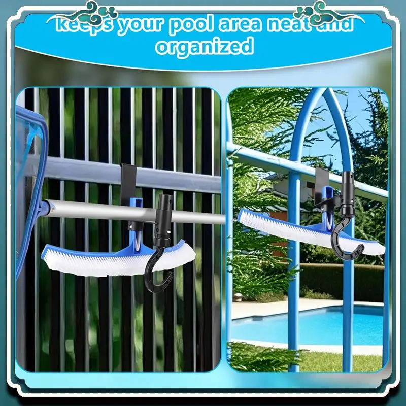 Reliable 4 Pcs Pool Fence Hooks Suitable For Swimming Pool Fences (Black) Pool Skimmer Pole
Reliable 4 Pcs Pool Fence Hooks Suitable For Swimming Pool Fences (Black) Pool Skimmer Pole