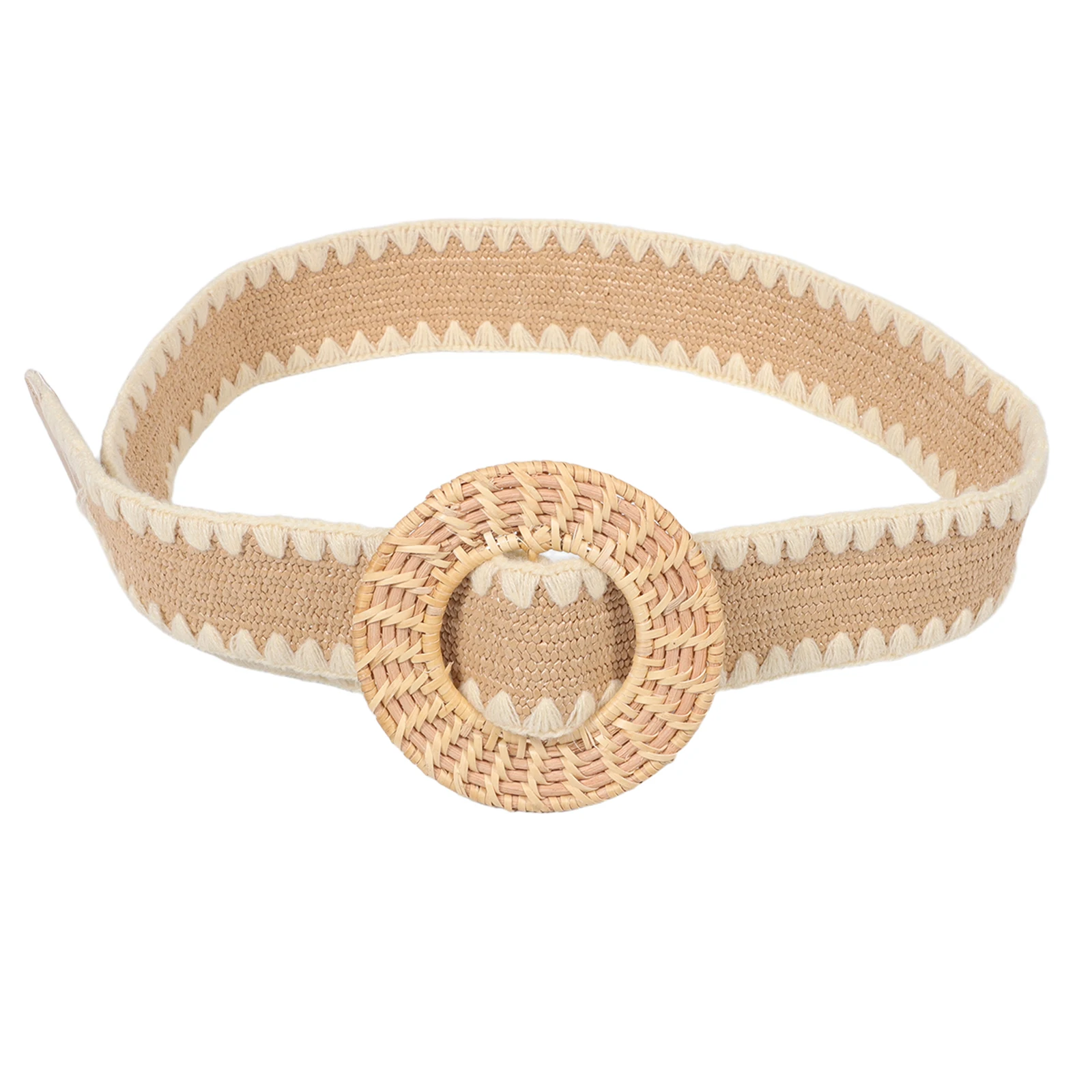 Women Woven Belt Retro Boho Style Adjustable Waistband Easy-Tie Buckle Cotton Beach Summer Fashion Wide Braided Ladies Waist
Women Woven Belt Retro Boho Style Adjustable Waistband Easy-Tie Buckle Cotton Beach Summer Fashion Wide Braided Ladies Waist