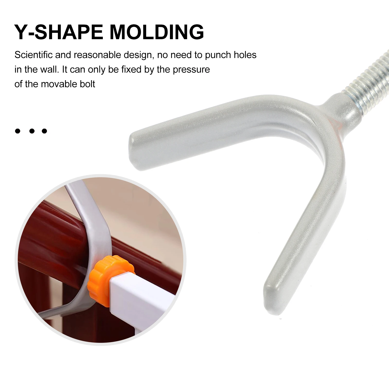 2pcs Y-shaped Bolt Accessories for Baby Gate Pet Fence Railing Rod Connector Stair Guard Home Safety Walls Without Holes Stable
2pcs Y-shaped Bolt Accessories for Baby Gate Pet Fence Railing Rod Connector Stair Guard Home Safety Walls Without Holes Stable