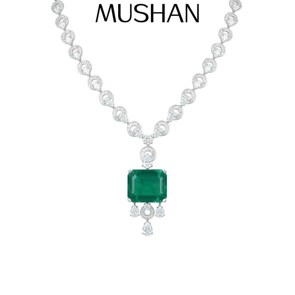MuShan Jewelry 925 Sterling Silver Necklace Fine HCD Diamond High Carbon Diamond 925 Sterling Silver Necklace Accessories
MuShan Jewelry 925 Sterling Silver Necklace Fine HCD Diamond High Carbon Diamond 925 Sterling Silver Necklace Accessories