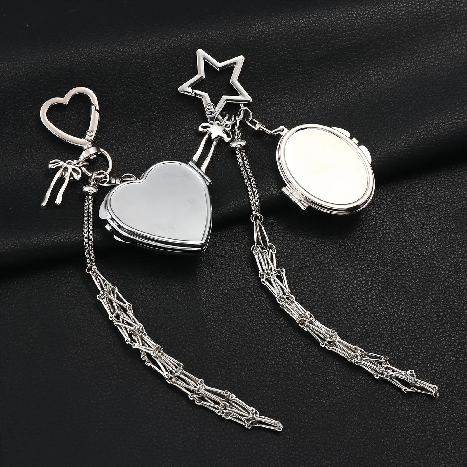 Сетчатый брелок-чехол для помады с компактным зеркалом, креативный брелок-футляр для помады для женщин и девушек
Сетчатый брелок-чехол для помады с компактным зеркалом, креативный брелок-футляр для помады для женщин и девушек