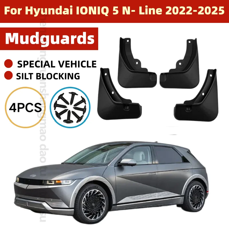 Car Mudguards For Hyundai Ioniq 5 N-Line 2024 2025 2026 Mudflaps Front Rear Splash Guard Fender Wheel Protect Tools Accessories
Car Mudguards For Hyundai Ioniq 5 N-Line 2024 2025 2026 Mudflaps Front Rear Splash Guard Fender Wheel Protect Tools Accessories