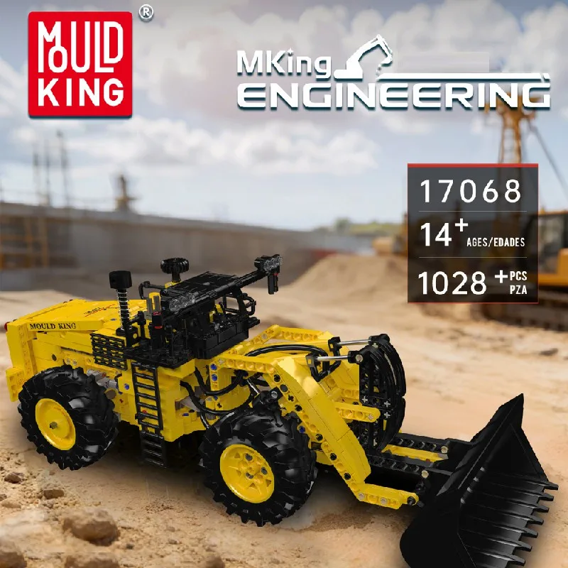 L2350 Pneumatic Loader Building Blocks MouldKing Engineering Transport Vehicles Brick Model Kit Boys Toy Adults Kid Gift 1028PCS
L2350 Pneumatic Loader Building Blocks MouldKing Engineering Transport Vehicles Brick Model Kit Boys Toy Adults Kid Gift 1028PCS