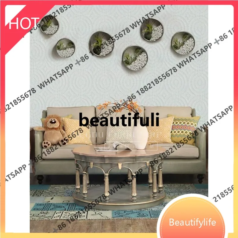 D07 Medieval solid wood round coffee table living room coffee table log rural retro furniture customization
D07 Medieval solid wood round coffee table living room coffee table log rural retro furniture customization