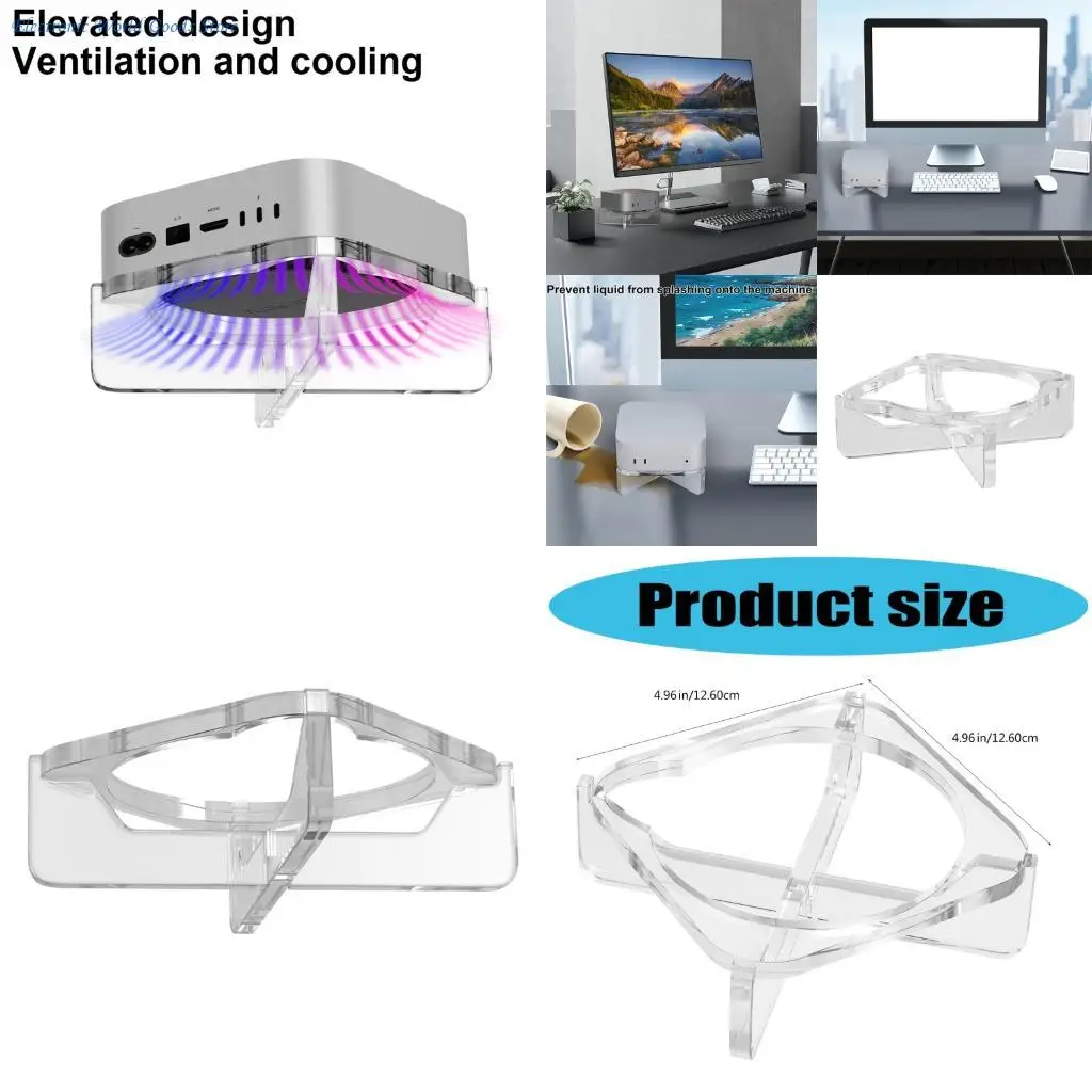 A3PD Elegant Acrylic Desktop Stand for mini with Ventilation Holes for Cooling and Stability
A3PD Elegant Acrylic Desktop Stand for mini with Ventilation Holes for Cooling and Stability