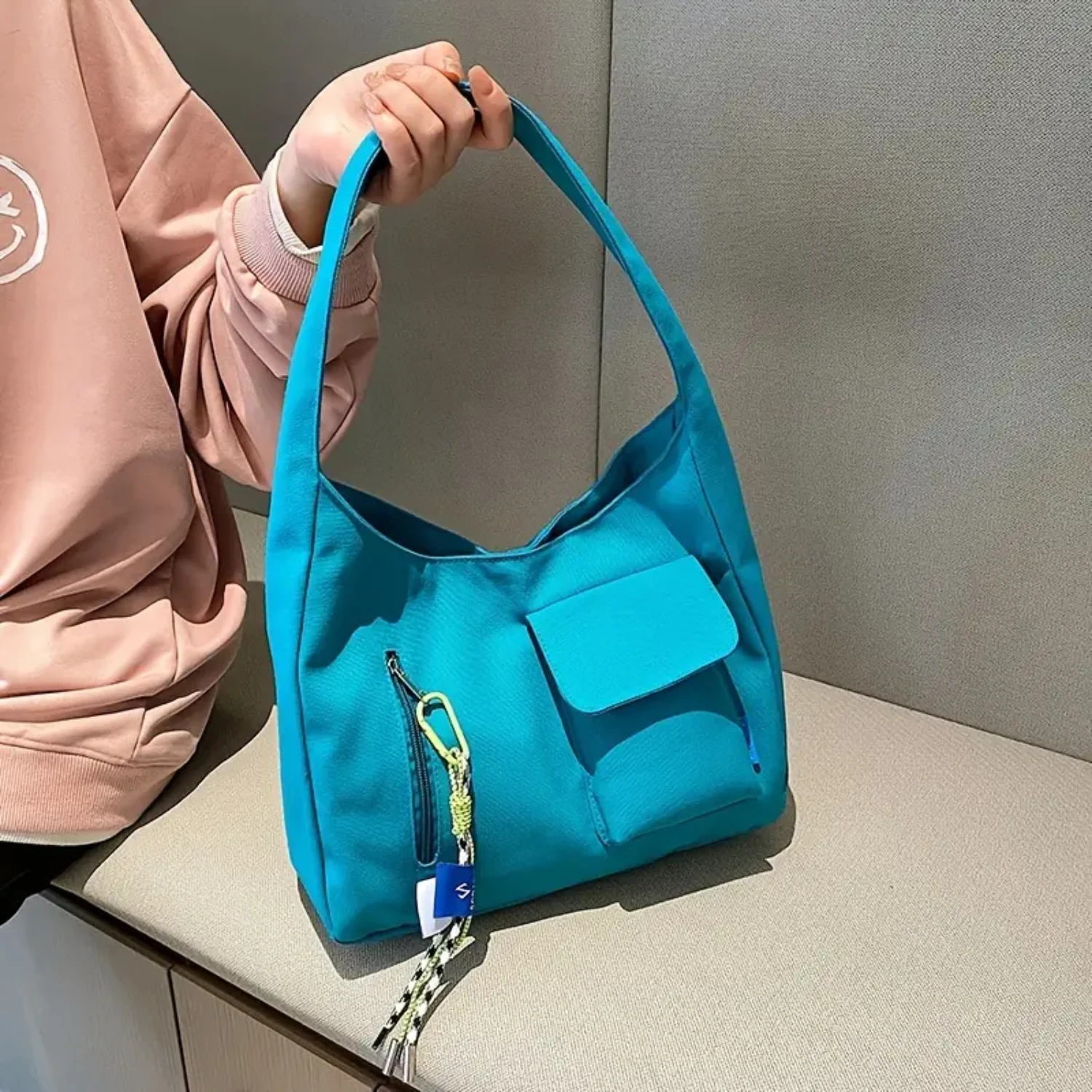 Stylish and Trendy Large Capacity Canvas Tote Bag, Perfect Women's Hand Hobo Purse for Work School.
Stylish and Trendy Large Capacity Canvas Tote Bag, Perfect Women's Hand Hobo Purse for Work School.