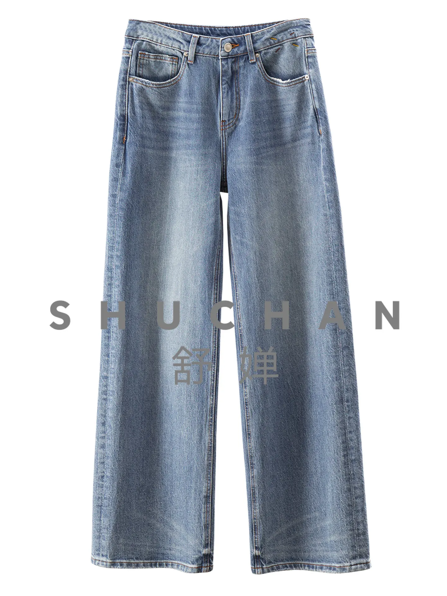 Washed and Made Old High-waisted and Narrow Straight-leg Jeans for Women's Baggy Jeans Women
Washed and Made Old High-waisted and Narrow Straight-leg Jeans for Women's Baggy Jeans Women